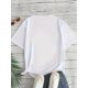 thumbnail image 3 of Floral Embroidered T-Shirt for Women, Casual Crew Neck Short Sleeve Top, Knit Fabric with Slight Stretch, for All Season Wear, 3 of 5