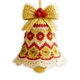 thumbnail image 1 of DIY Crochet Christmas Tree Acrylic Plane Handmade Crochet Christmas Tree,Tree Bow Pearl Embellishment,Beginner Christmas Crochet Kit,Christmas Craft Kit with Yarn Hook Beads Instructions, 1 of 5