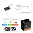 thumbnail image 4 of Chrome Battery New Rechargeable SLA Battery 12V (12 Volt) 4.5Ah for Home Alarm Security System, 4 of 9