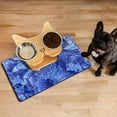 thumbnail image 3 of Pet Feeding Mat with Elegant Floral Paisley Boho Vintage Retro Abstract Decorative Pattern, Absorbent Waterproof Non-Slip, 3 of 6