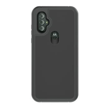 onn. Rugged Phone Case for Moto G Power (2022), Black