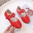 thumbnail image 5 of YunPes Girls Mary Jane Shoes Vintage Elegant Oxford Church Music Dress Shoes Toddler/Big Kids School Uniform Flats with Flower Ankle Strap, 5 of 5