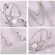 thumbnail image 4 of Pendientes colgantes de arte de cara abstracta única YONGSHENG para regalo de diamantes de imitación de contorno para niñas, 4 of 4