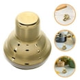 thumbnail image 2 of WEUVEB 2-Pack Golden Stainless Steel Cocktail Shaker Lids for Bar, Outdoor, and Home Use and Stylish, 2 of 8