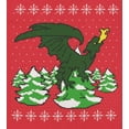 thumbnail image 4 of Old Glory Toddler Ugly Christmas Sweater Dragon Winter Short Sleeve T Shirt, 4 of 5