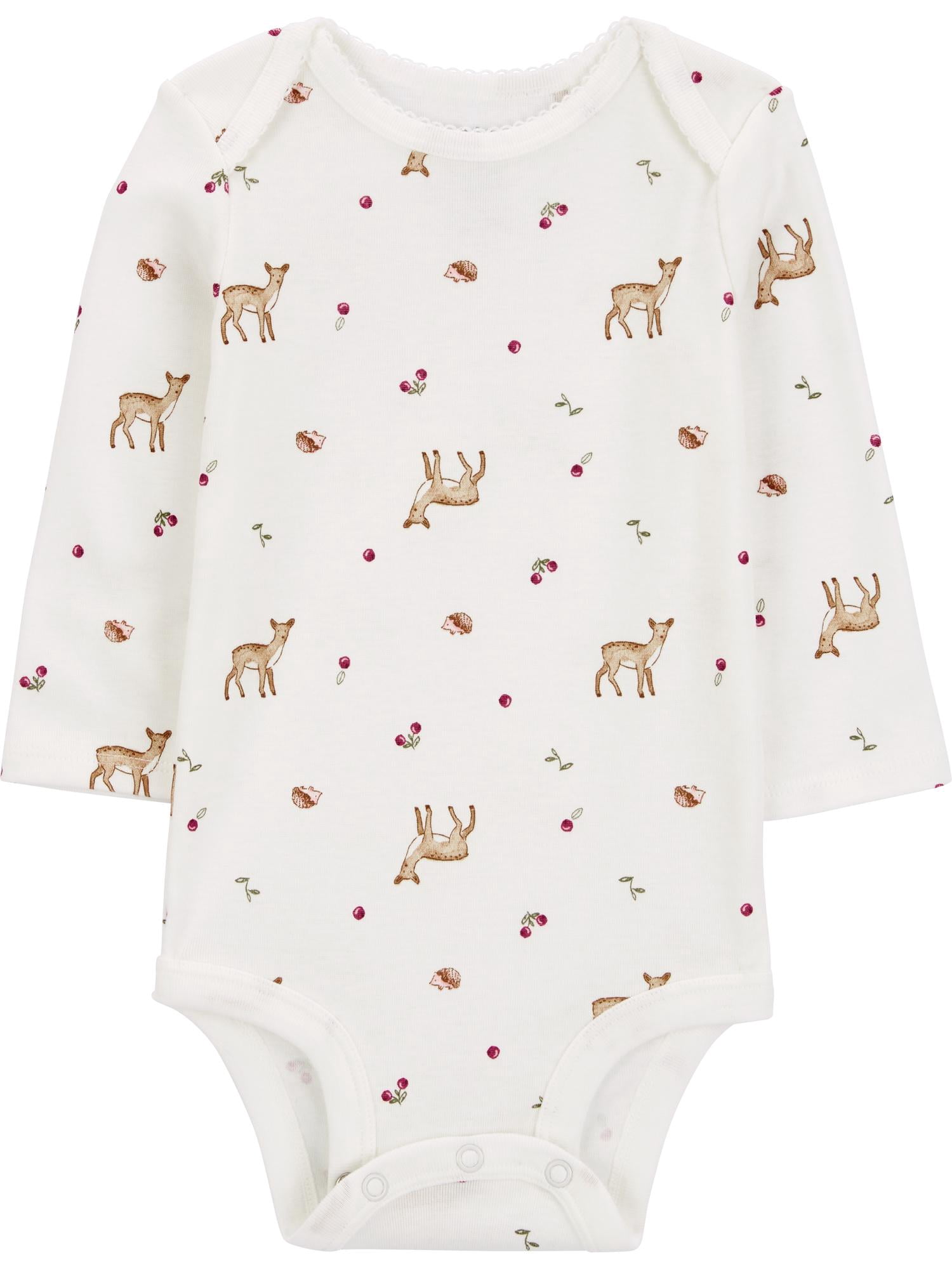 Carter's Child of Mine Baby Girl Vest Outfit Set, 3-Piece, Sizes 0/3-24 Months