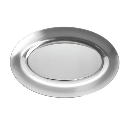 

HUBERT® Serving Tray Silver Stainless Steel - 9 L x 6 W