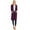 Plum, variant on Women's Casual Solid Loose Fit Open Front Soft Duster Cardigan with Side Pockets
