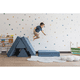 thumbnail image 2 of Dundy Clasico, Sillon de Actividades Modular Infantil. Sofa de Piso para niños y Adultos. Juego para niños y Bebes. 4 Piezas. 85 x 170 x 50 cm. (Indigo), 2 of 6