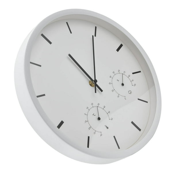 Hygrometer Wall Clock, Stable PP Accuracy Wall Clock For Bar For Home