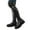 Black, variant on Oyedens Women's Platform Over The Knee Boots Leather Slim Fit Thigh High Long Boots for Women Fall