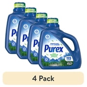 (4 pack) Purex Fresh Mountain Breeze Liquid Detergent, 150 fl oz, 115 loads