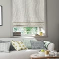 thumbnail image 2 of Stripe Roman Shades for Windows, Farmhouse Blackout Cordless Washable Fabric Roman Shades for Windows, Doors, Kitchen Windows outdoor curtains, 2 of 6