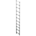 thumbnail image 2 of AQSQ 12.8ft Telescoping Extension Ladder, Stainless Steel Folding Telescopic Ladder with Locking Mechanism, Multi-Purpose Collapsible Ladder for Home or RV Outdoor Work, Bearing 330lbs, 2 of 6