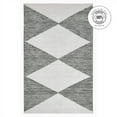thumbnail image 5 of FH Home Machine Washable Area Rug - Hand Woven, Stain Resistant, Pet Friendly - Premium Recycled Polyester Yarn - Contemporary - Bedroom, Living/Dining Room - Roswell - Black - 8 x 10 ft, 5 of 8