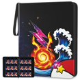 thumbnail image 1 of Carpeta para cartas OSTENBIG de 900 bolsillos, impermeable, de 3 anillas, 1 of 9