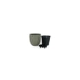 thumbnail image 2 of Wiki 15 Inch Self Watering Planter, Handwoven Rattan Wicker, Gray, 2 of 5