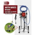 thumbnail image 2 of SILVEL 1200W Handheld Airless Paint Sprayer, High Efficiency Electric Machine, 3300 psi with Extension Rod, 2 of 8