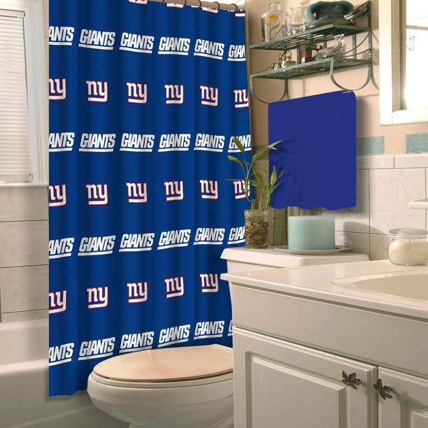 Nfl New York Giants Shower Curtain 1, New York Knicks Shower Curtain