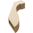 thumbnail image 6 of Ekena Millwork 5"W x 18"D x 24"H Del Monte Rough Cedar Woodgrain TimberThane Knee Brace, Primed, 6 of 6