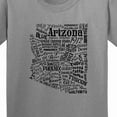 thumbnail image 4 of Inktastic Arizona Word Salad State Outline Youth T-Shirt, 4 of 5