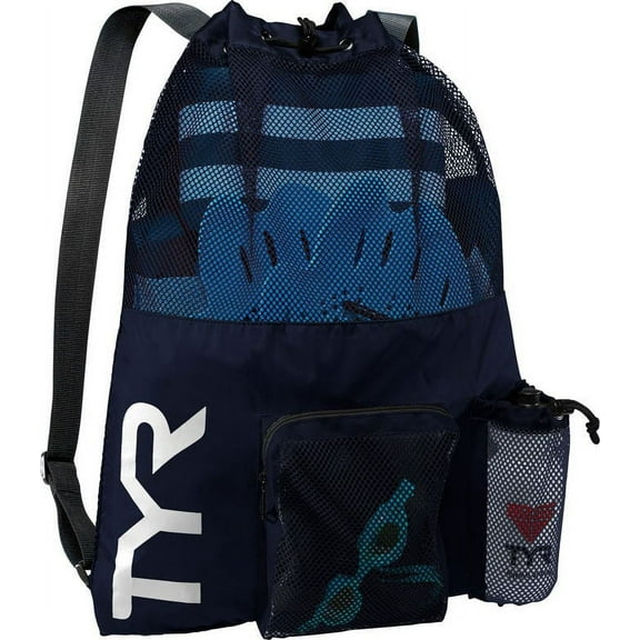TYR 40L Big Mesh Mummy Backpack - Navy