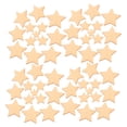 thumbnail image 3 of EeaseMX 200 piezas de estrellas de madera, rodajas de estrellas de madera, mini adornos de estrellas para hacer manualidades de boda, 3 of 7