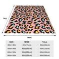 thumbnail image 3 of Balery Leopard Manta de Felpa Suave y Acogedora – Cobija de Franela Aterciopelada para Cama, Lavable y Cálida para Sofá, Mascotas, Transpirable-40"x30", 3 of 7