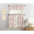 thumbnail image 5 of No. 918 Deana Floral Semi-Sheer Rod Pocket Kitchen Curtains, 54"x36", 5 of 5