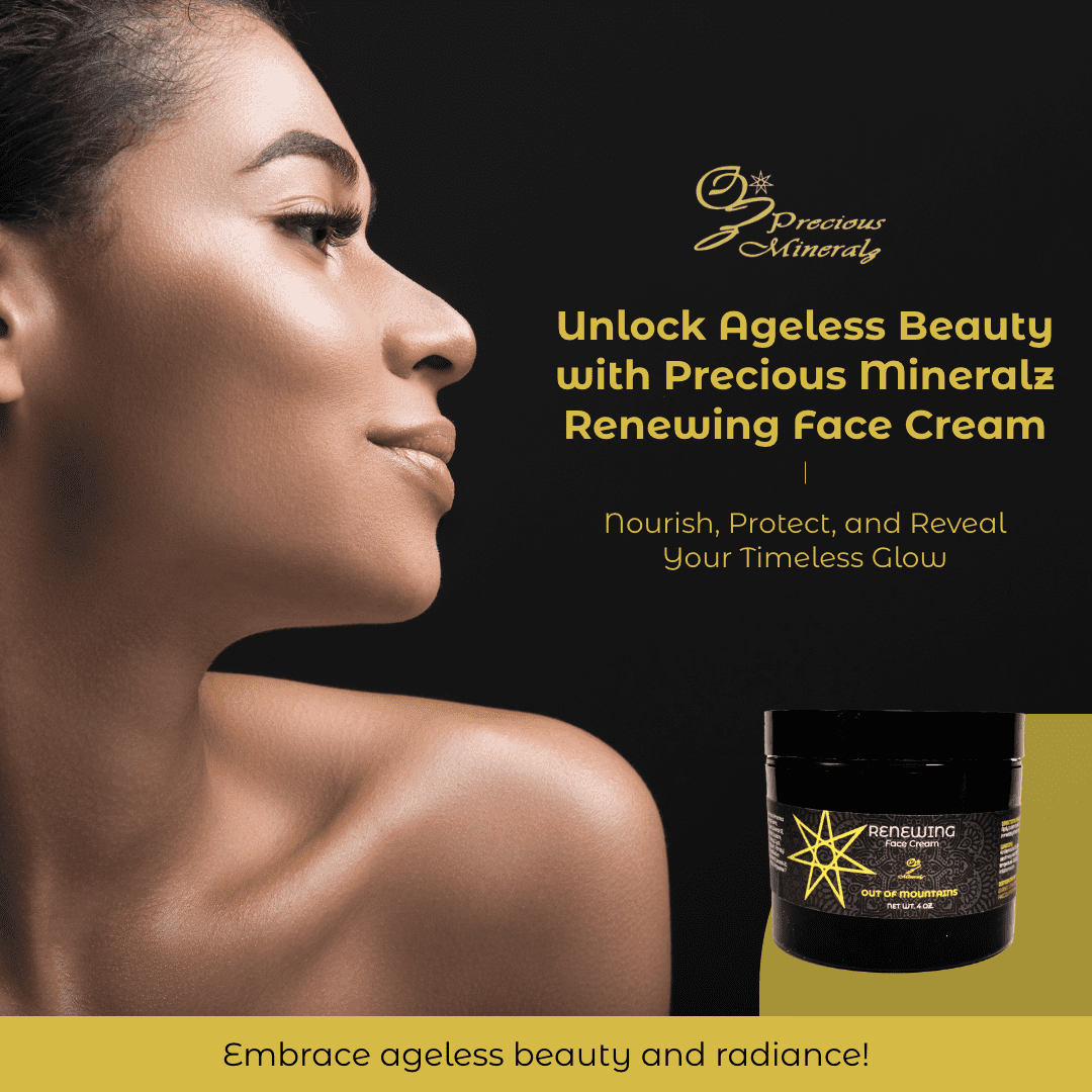 OUT OF MOUNTAINS Renewing Face Cream, Anti-Aging & Hydrating, All Skin Types
