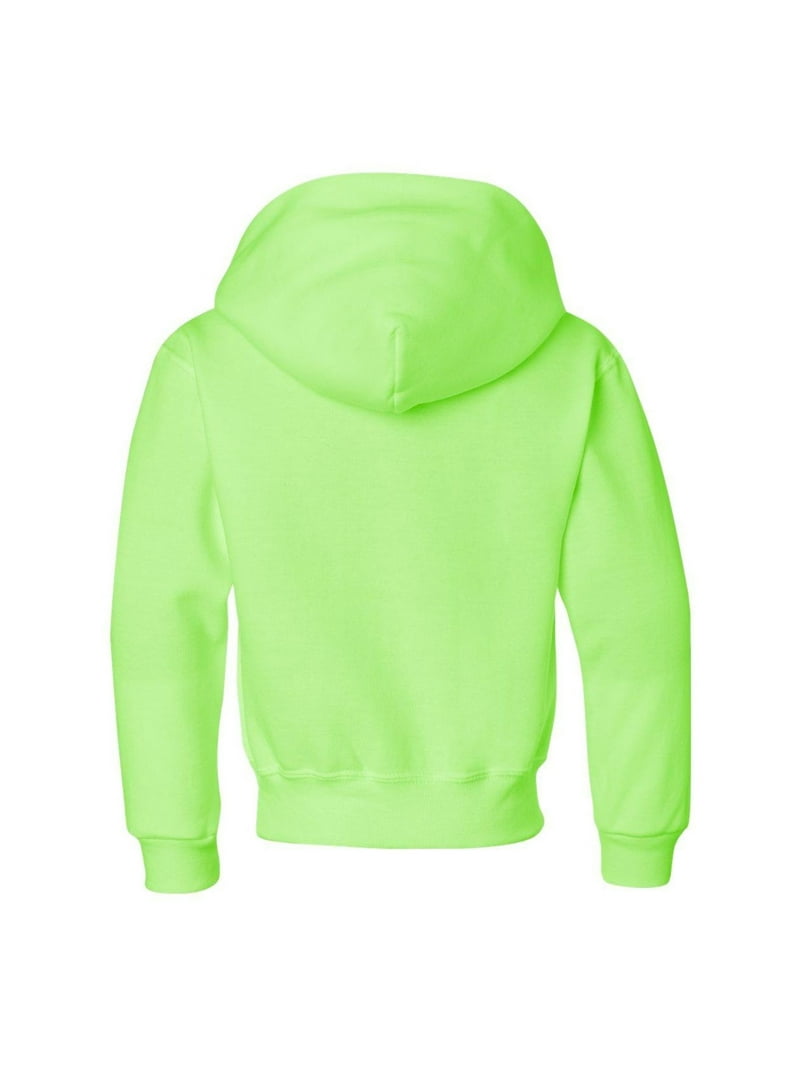 NuBlend¬Æ Unisex-Children Youth Hooded Sweatshirt Neon Green