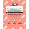 thumbnail image 6 of Grinds Energy Pouches, Nicotine-Free, 80mg Caffeine, White Peach, 18 Pouches (1 Can), 6 of 6
