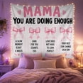 thumbnail image 2 of Vertical Layout Solid With Word Mama Displayed, Inspirational Illustration for Quote Lovers, Wall Decor, Valentine's Day Gift, Tapestry Wall Hanging for Dorm and Living Room, 2 of 7
