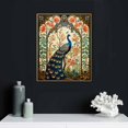 thumbnail image 4 of Nawypu Canvas Print Wall Art Beautiful Peacock And Flowers Art Paintings for Wall Retro Bird Picture Artwork Wall Decor Modern Home Decoration For Living Room Bedroom Stretched and Framed Canvas, 4 of 4
