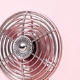 thumbnail image 7 of Retro Vertical Desk Fan USB Rechargeable – Aesthetic Mini Desktop Fan with LED Display, Quiet Multi-Speed Cooling Fan for Dorm, Bedroom, Office & Home Decor Use, Pink, 7 of 7