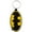 Black/Yellow, variant on Batman Symbol Rubber Keychain
