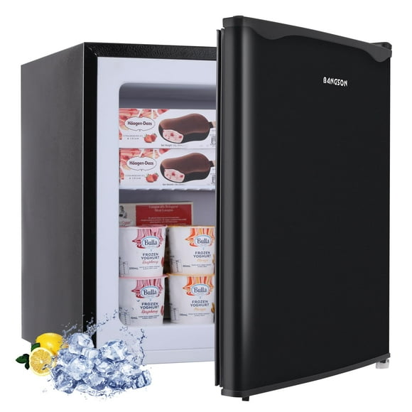 Congelador vertical BANGSON 32L con estante extraíble negro