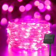 thumbnail image 1 of Luces Solares en Cadena Minetom 10 m 100 LED Rosadas 8 Modos IP65, 1 of 6