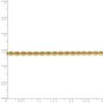 thumbnail image 4 of Primal Gold 14 Karat Yellow Gold 3mm Regular Rope Chain Bracelet, 4 of 7