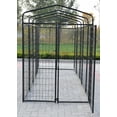 thumbnail image 3 of Omitree NEW Modular Heavy Duty Dog Kennel Welded Steel Panel Pet Cover 4' W x 10' L x 5.5' H, 3 of 8