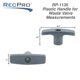 thumbnail image 3 of Reemplazo De La Manija De La Válvula De Desagüe Recpro Rv | Mango De Repuesto Para Varilla De Extensión De Válvula De Desecho | Gris, 3 of 5
