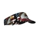 thumbnail image 1 of Fotbe Eagle With Hat And Roses Visera Deportiva con Diseño, Gorra Abierta Ajustable de Algodón para Mujer y Hombre, 1 of 7