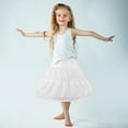thumbnail image 4 of Traje para niños Vestido de camiseta Vestido de aros de traje de enagua Falda de burbujas de crinolina para niños Niñas, 4 of 4