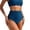 Dark Blue, variant on Swim Bottoms for Women High Rise Triangle Briefs with Fit for Pool and Beach Activities Bathing Suit Bottoms White XXL