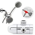 thumbnail image 4 of Shower Diverter 1/2 Inch Three-Way | ABS Electroplated Mount | Universal Shower Arm Fix Bracket | Handheld Compatibility | Modern Sturdy Construction | Easy Install | 1 PC, 4 of 5