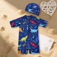 thumbnail image 2 of Kids Boys Swimsuit Cartoon Baby Boy Bathing Suit Toddler Rash Guard Baby Boy Summer Clothes 5-6 Years, 2 of 3