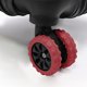 thumbnail image 5 of Fiudx Protector de Ruedas de Gel de Sílice para Carrito, Funda Universal Silenciosa, Resistente Al Desgaste, Fácil de Instalar, Protección para Equipaje, Carrito de Oficina, Juego de 4 Piezas, Rojo,, 5 of 7