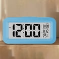 thumbnail image 3 of Digital LCD Alarm Clock with Calendar Thermometer for Desk Travel Office decor, 3 of 10