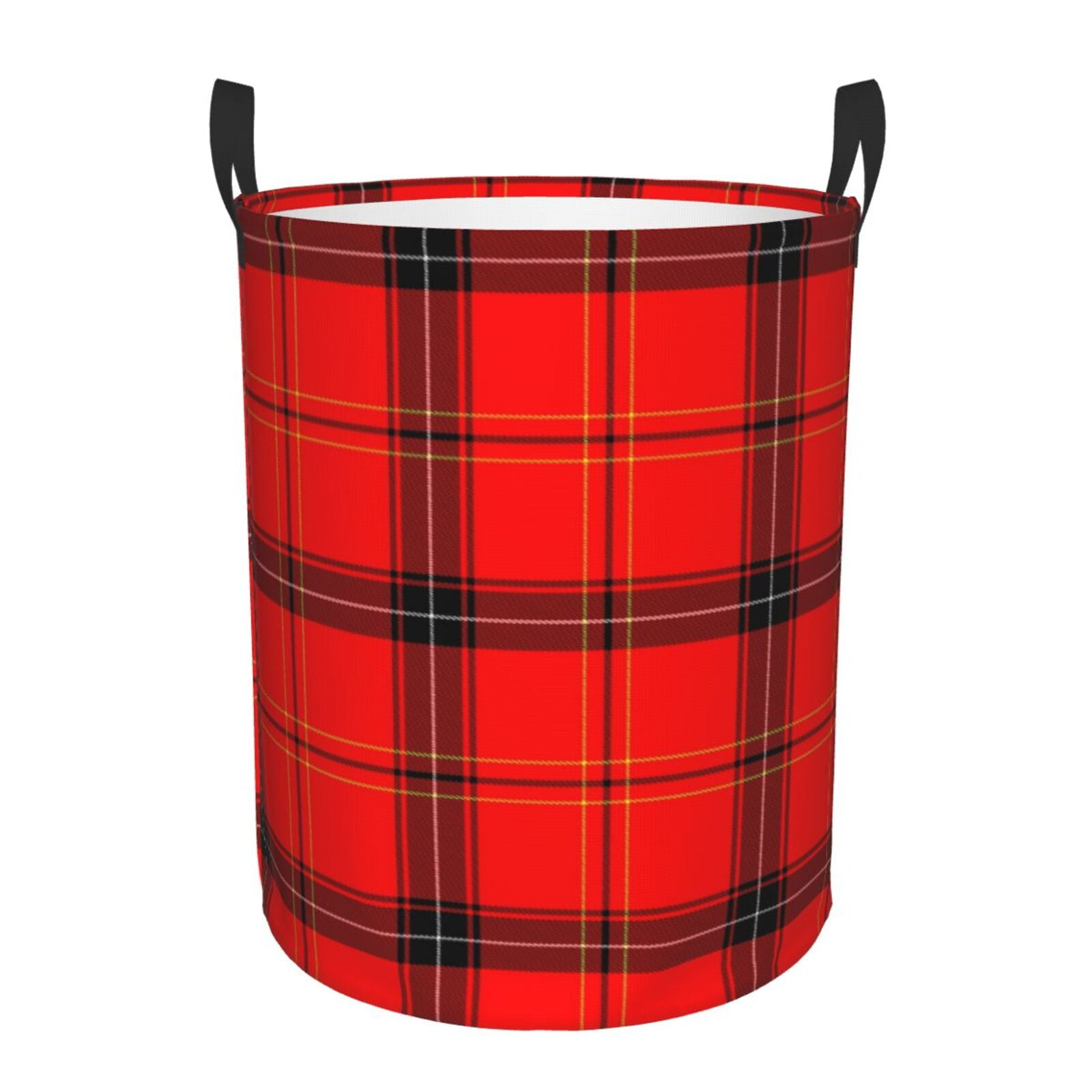 Red Rose Flower Print Laundry Basket