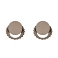 thumbnail image 2 of bedienty Quiche Pan Removable Bottom Non Stick Bakeware Kits Baking Accessory Kitchen Supplies Household Items Cooking Tools gold regular 4 inch 2Set, 2 of 6